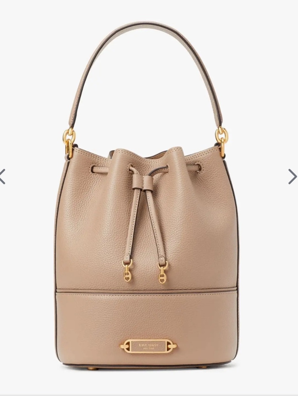 kate spade Grammercy Beige Pebbled leather bag